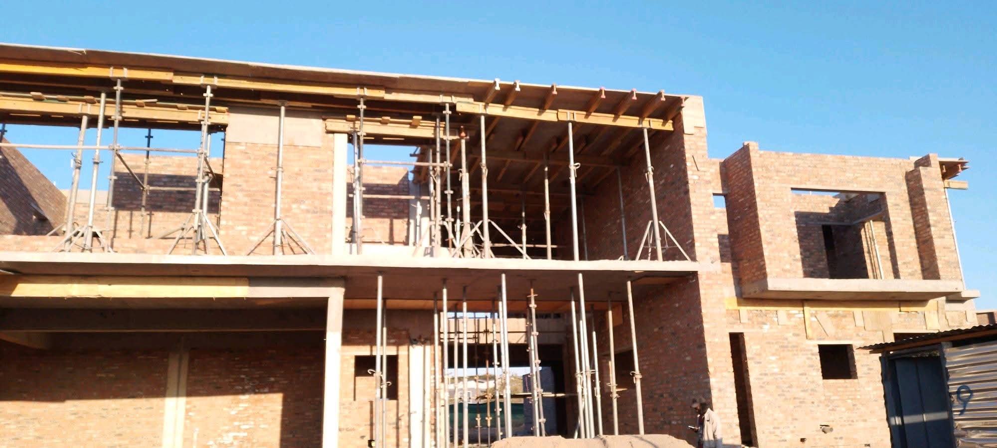 Building construction site in Limpopo